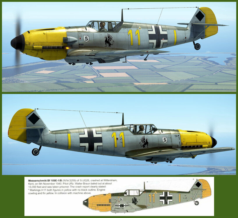 Pubblicazione Bf 109E-1B Walter Braun 9 JG 26.jpg
