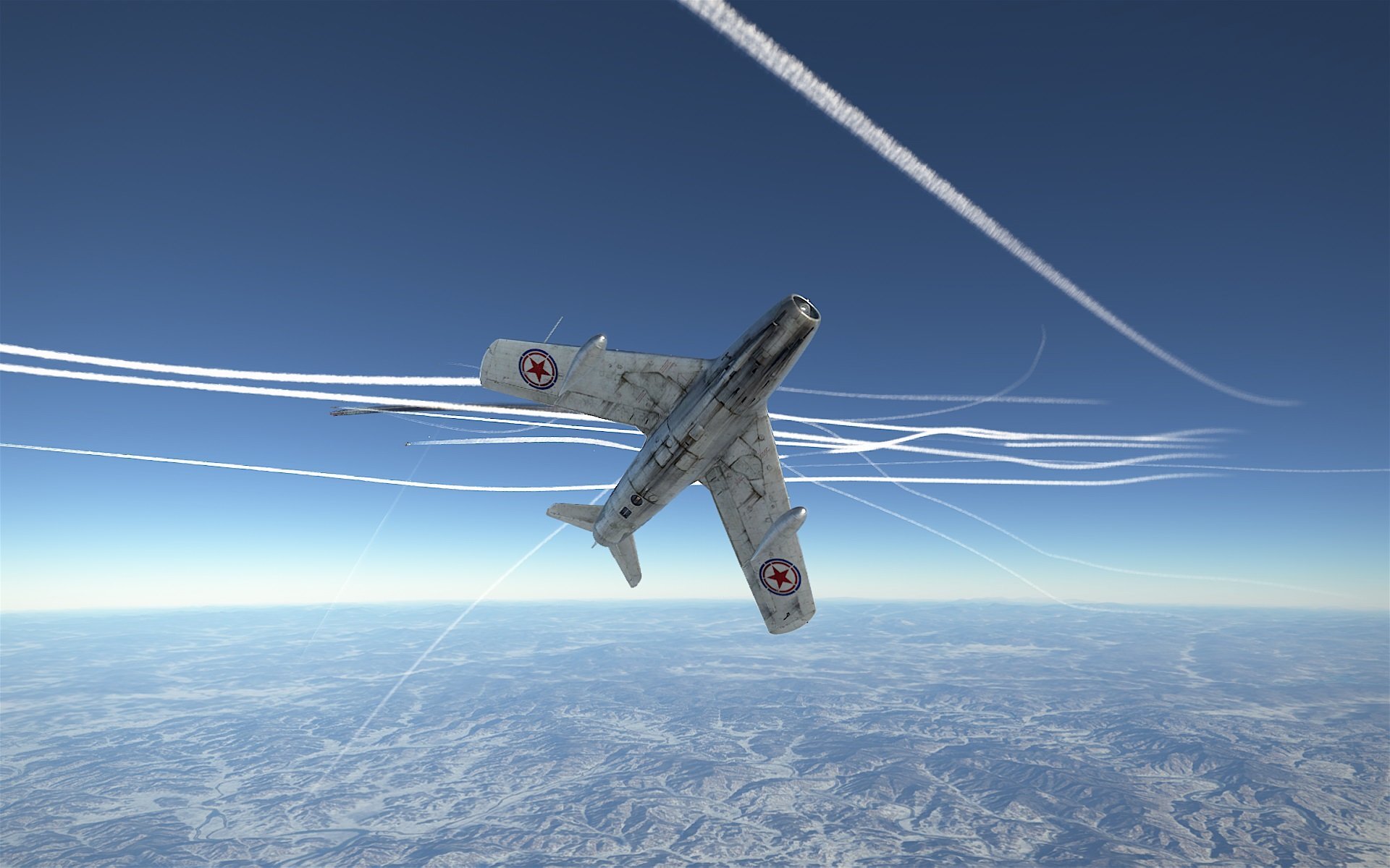 Dogs Getting Tested DF_F-86A's_Enter_Combat_Update 1.005 dog-fight test - Single-Player ...